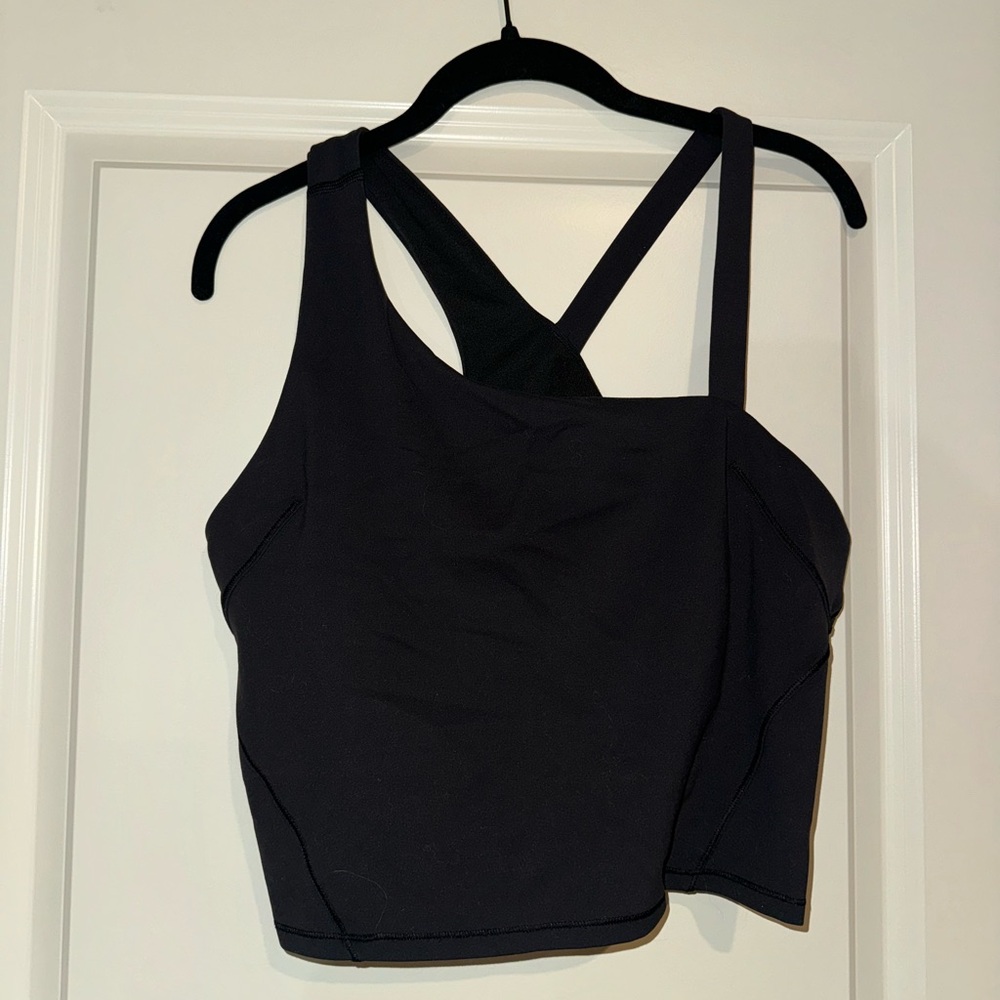 lululemon athletica Black Cross-Back Top